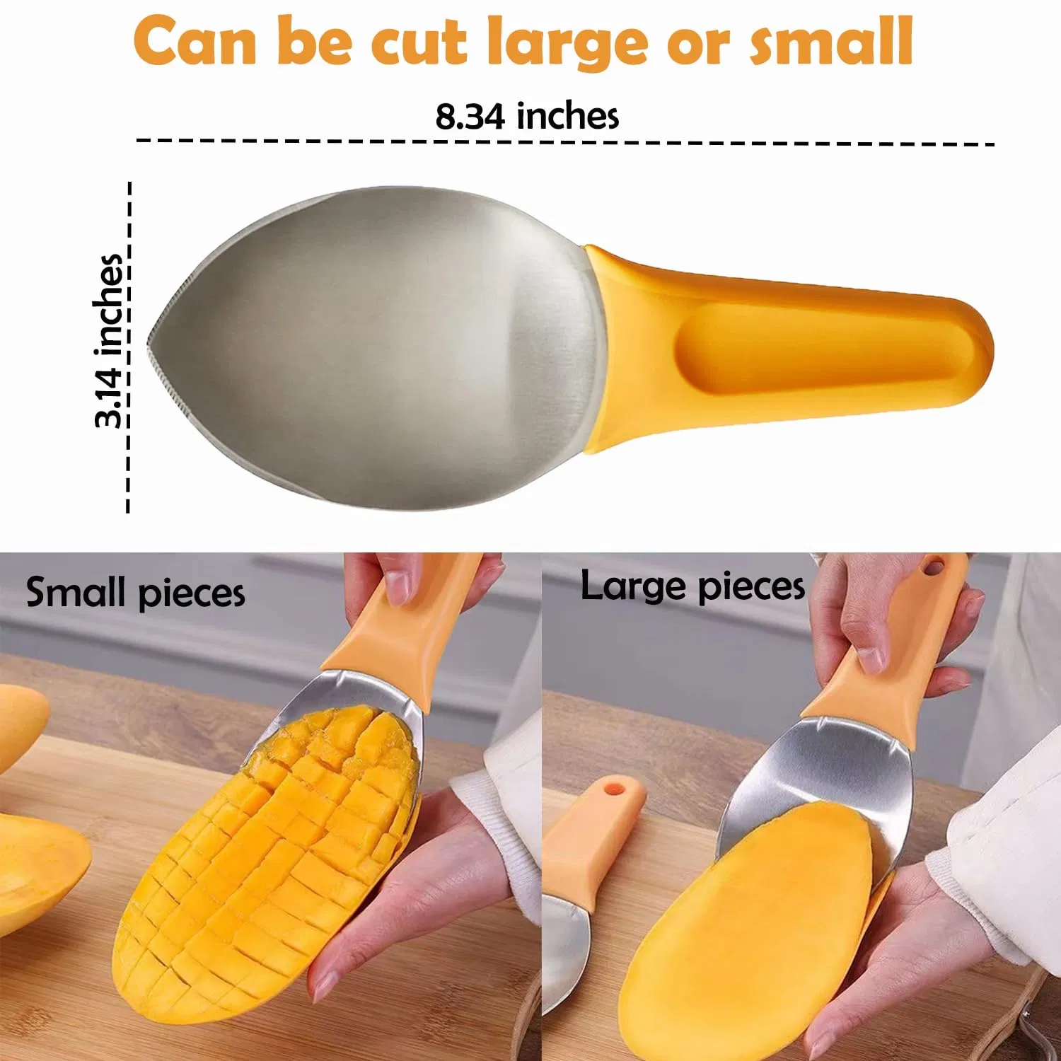 Non-Slip Mango Slicer Pitter Watermelon Cutter Slicer Fruit Slicers Cutter