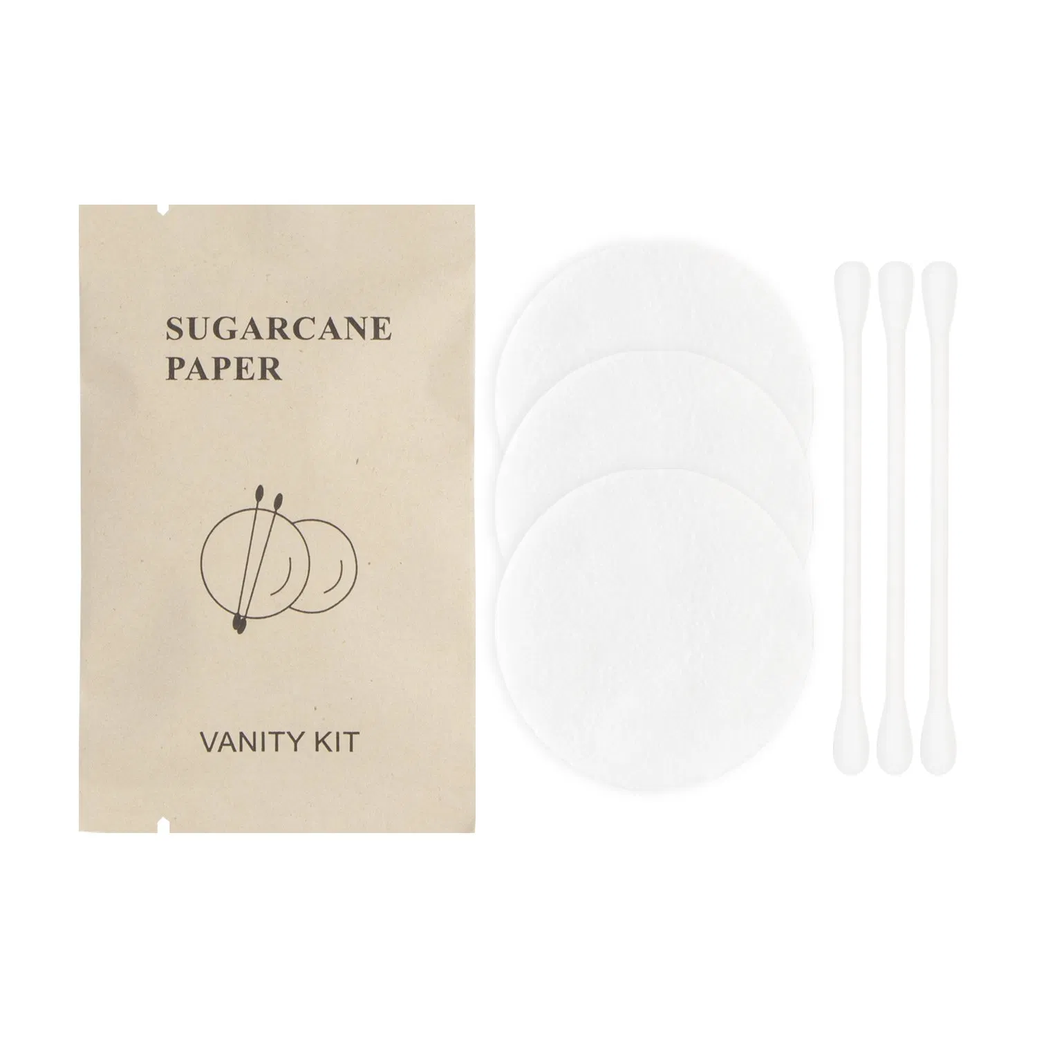 Hotel Disposable Natural Loofah Bath Sponge Body Scrubber