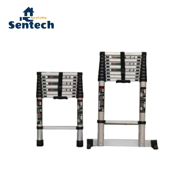 Industrial Telescopic Ladder Manufacturers Aluminum Materials 9 Steps