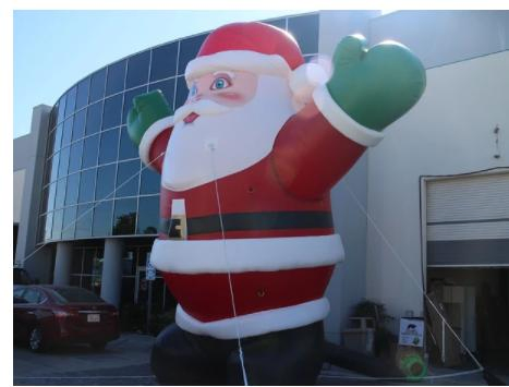 2023 New Good Elasticity Inflatable Advertising Customized Inflatable Snowman Tumbler