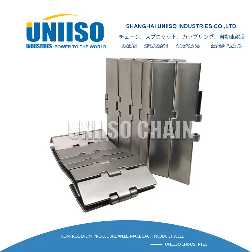 Durable Stainless Steel SUS403 Flat Top Chain for Food Processing