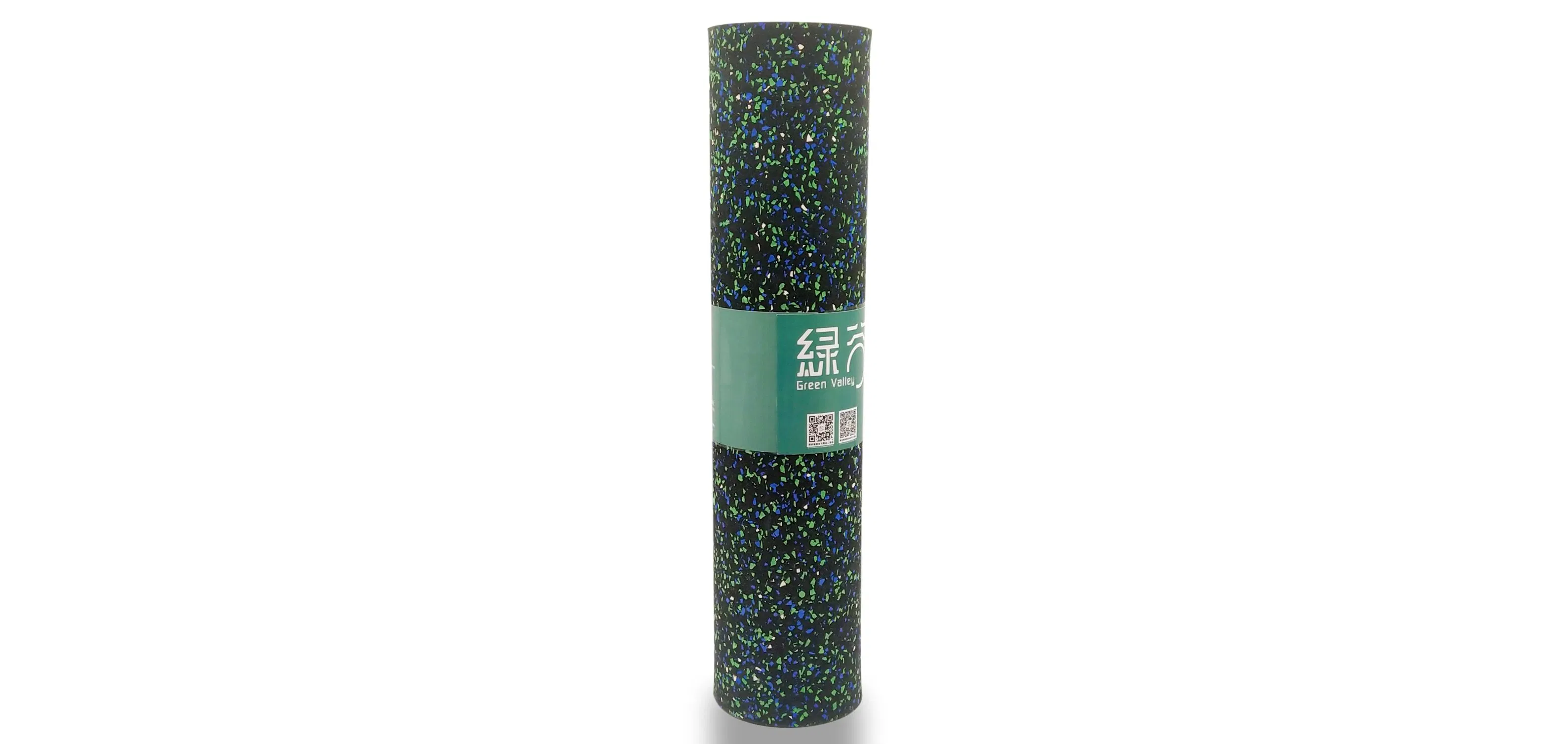 Factory Low Price Rubber Gym Flooring Roll with 70% Colorful Dots Rubber Roll Anti-Slip Gym Floor Rubber Roll