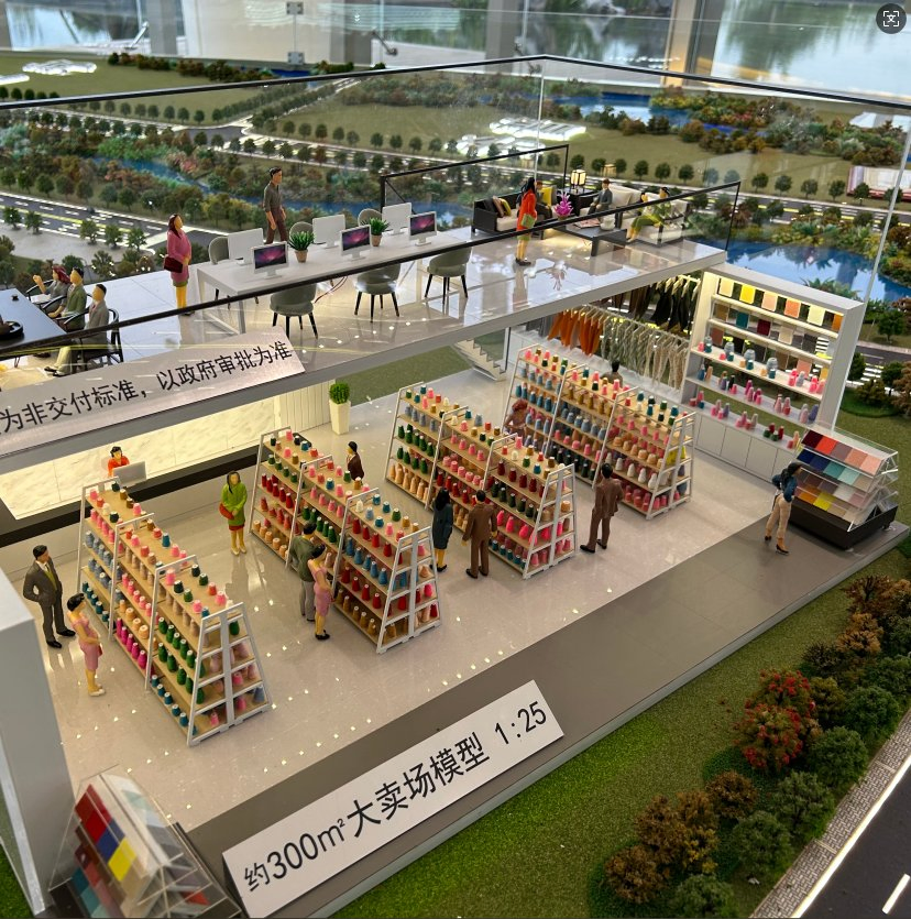 Professional Customized Mall Storefront Building Models to Meet Various Commercial Needs