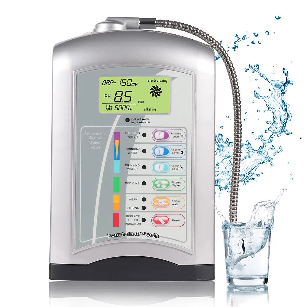 CE Certificattion Alkaline Water Electrolytic Reducing pH Water Ionizer with 5 Plates