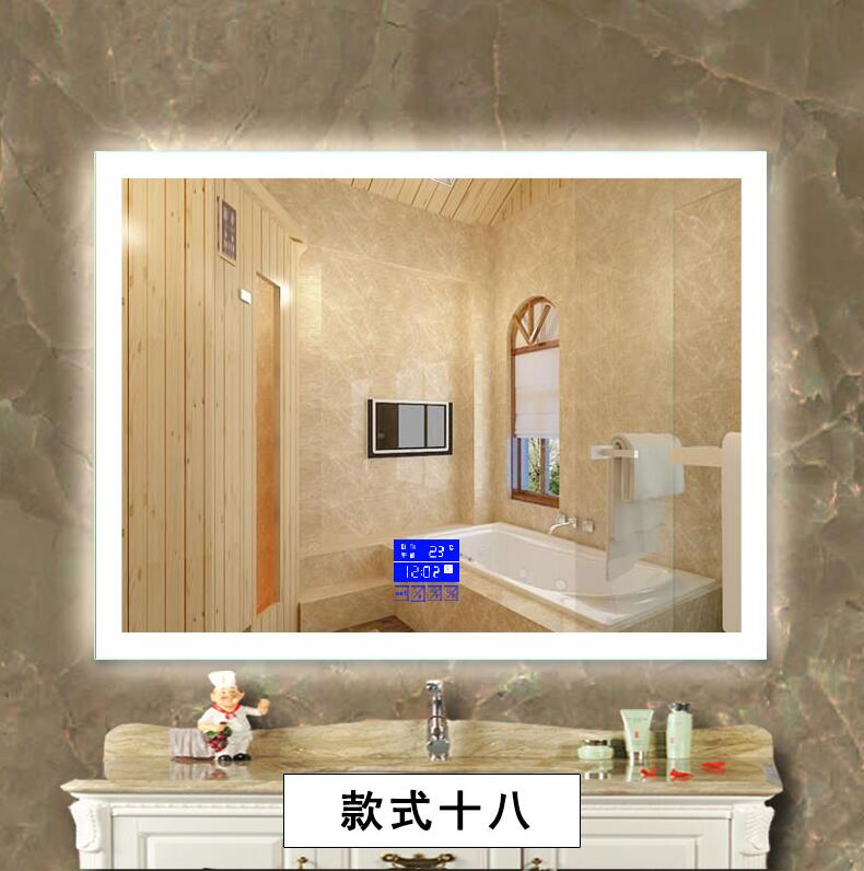 Foshan Company New Style Modern Design Bathroom Touch Open LED Mirror