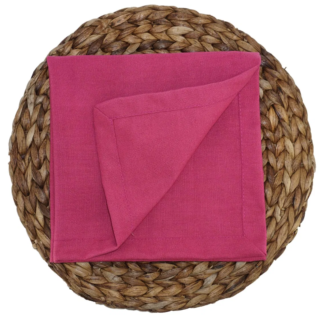 Berry Linen Like Solid Slub Texture Napkins Table Napkin