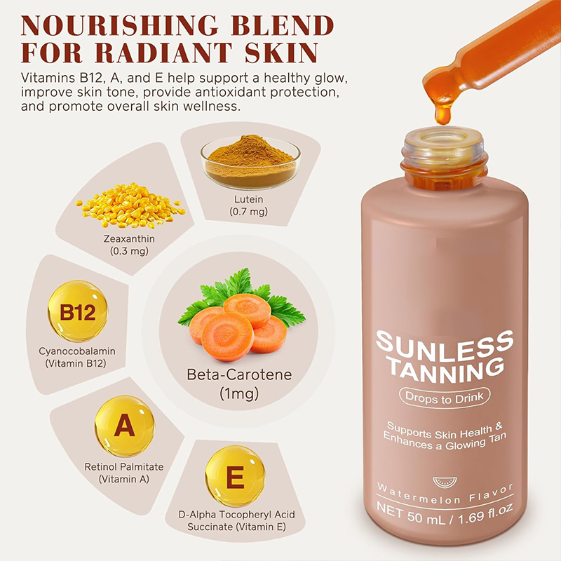 Beauty Cosmetics Skin Care Moisturizing Supports Skin Health Sunless Tanning Drops