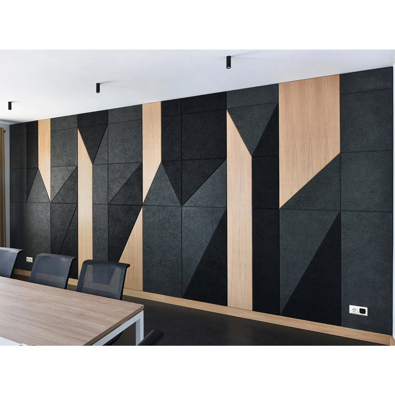 Sound-Absorbing Polyester Fiber Wall Goodsound Room Interior 3D Sound-Absorbing Board Acoustic Insulation Polyester Fiber