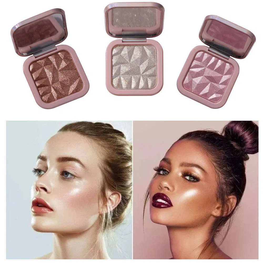 Hot Selling New Product Custom Gilr Women Waterproof Highlighter Wholesale Makeup Private Label Baked Highlighter