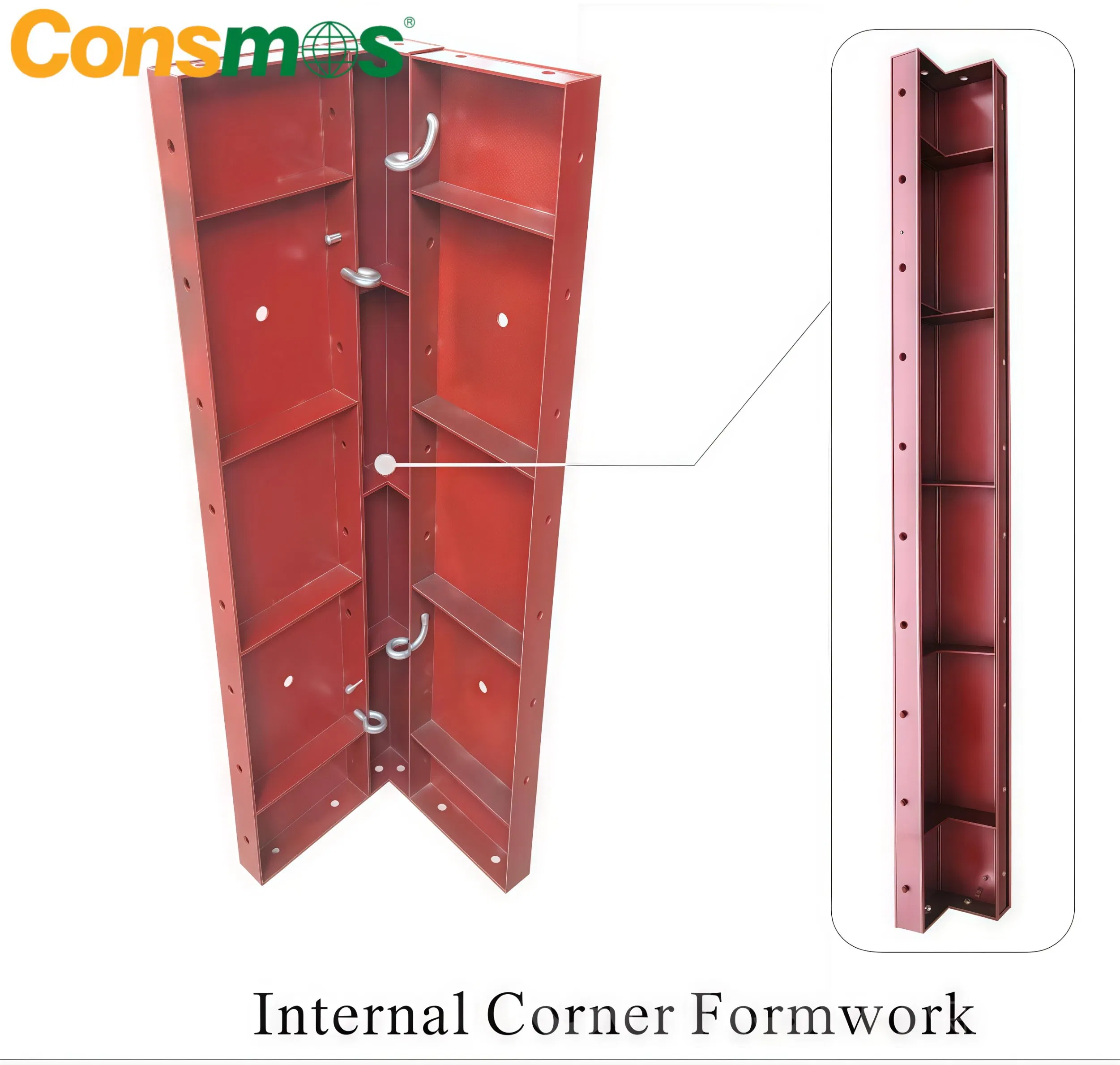 High Quality Factory Direct Supply Durable Galvanized Adjustable Steel Shoring Push Pull Prop