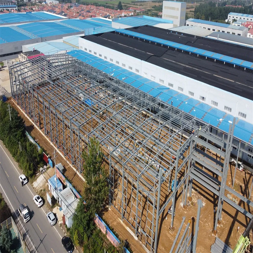 Low Price Pre-Fabricated Recyclable Steel Structure Shed Frame Building for Warehouse