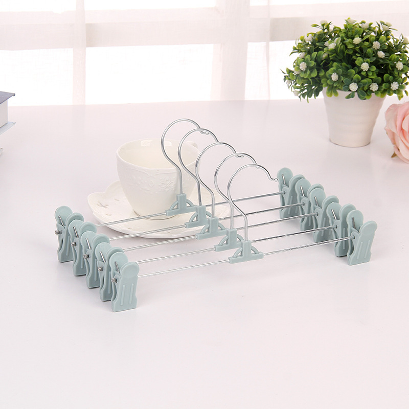 Household Trouser Hanger Clips Easy to Use for Drying Underwear