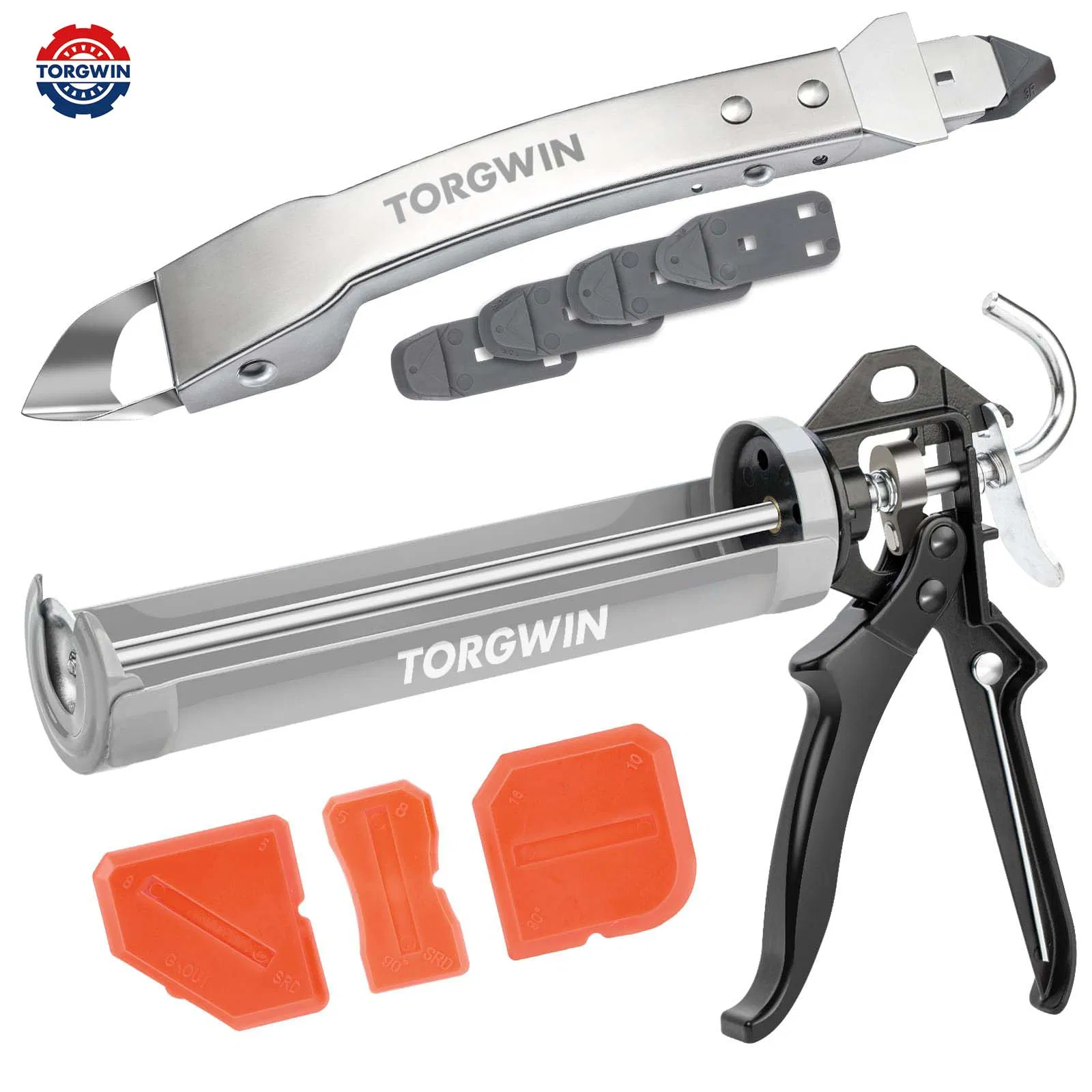 Caulk Gun Smooth Caulking Gun, Caulking Tool Kit, Silicone Gun