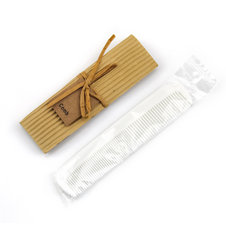 Eco-Friendly Biodegradable Straw Comb Disposable Hotel Hair Combs