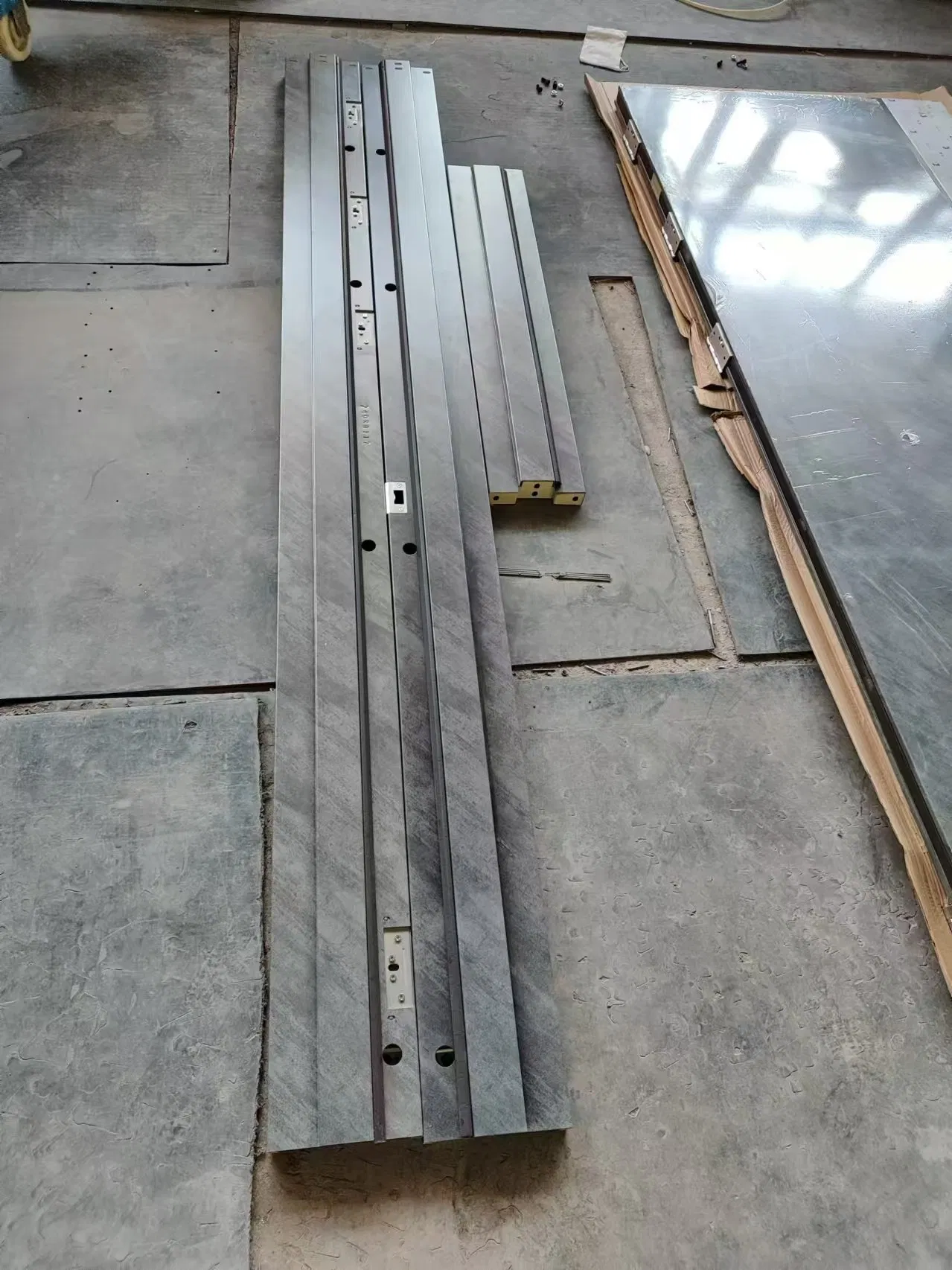 Rock Look Front Entry Metal Doors with Kd Frame for Houses