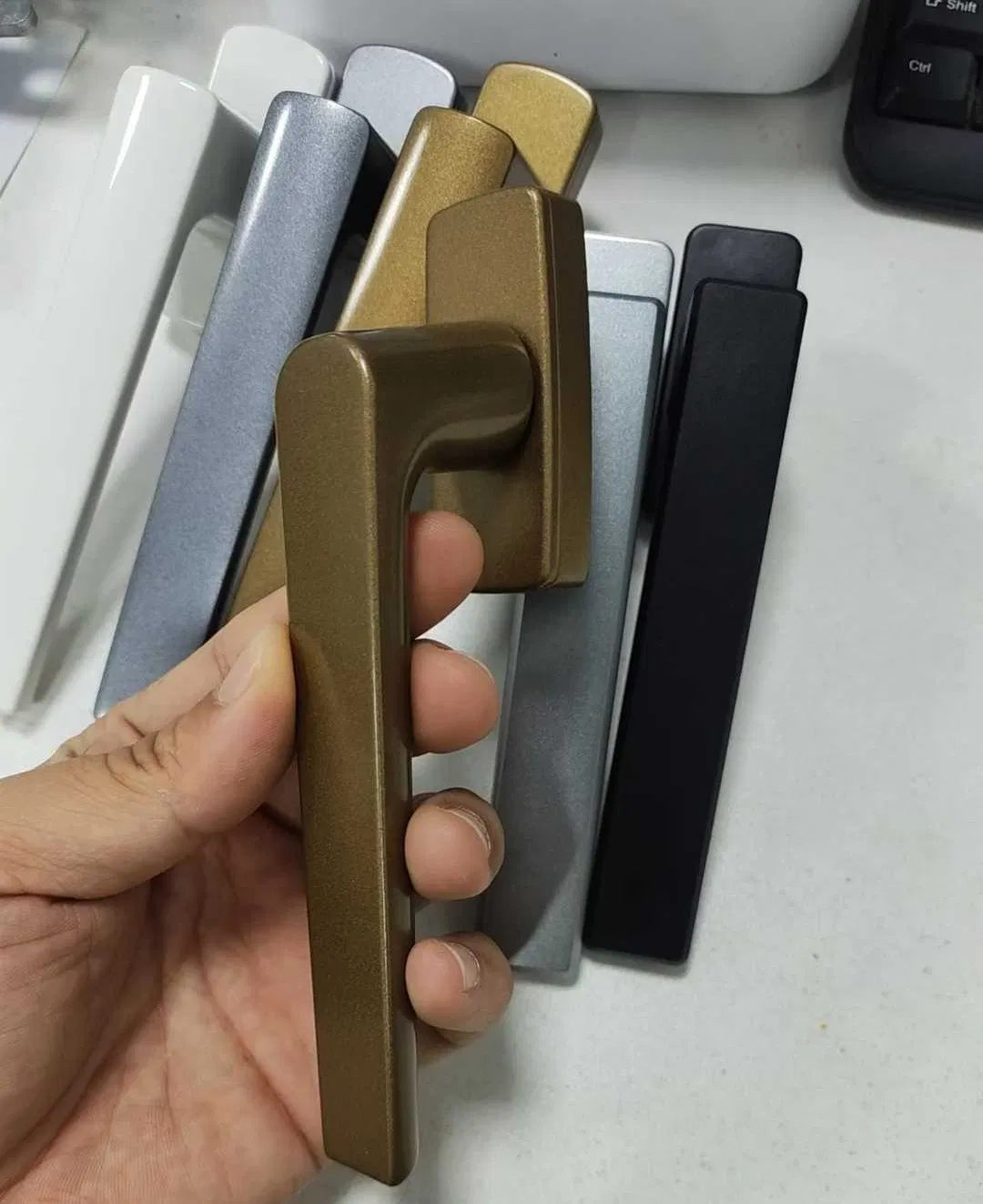Factory Direct Interior Door and Window Hardware Accessories Black Aluminium Alloy Casement Window Handle