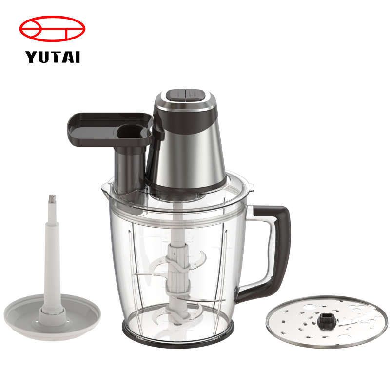 OEM Factory Wholesale Multifunction Household Cheap Price Glass Bowl Electric Meat Grinder Stainless Steel Large Food Meat Grinder Baby Food Vegetable Chopper