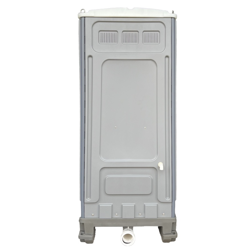Prefabricated Plastic Squat or Direct Flush Portable Toilet