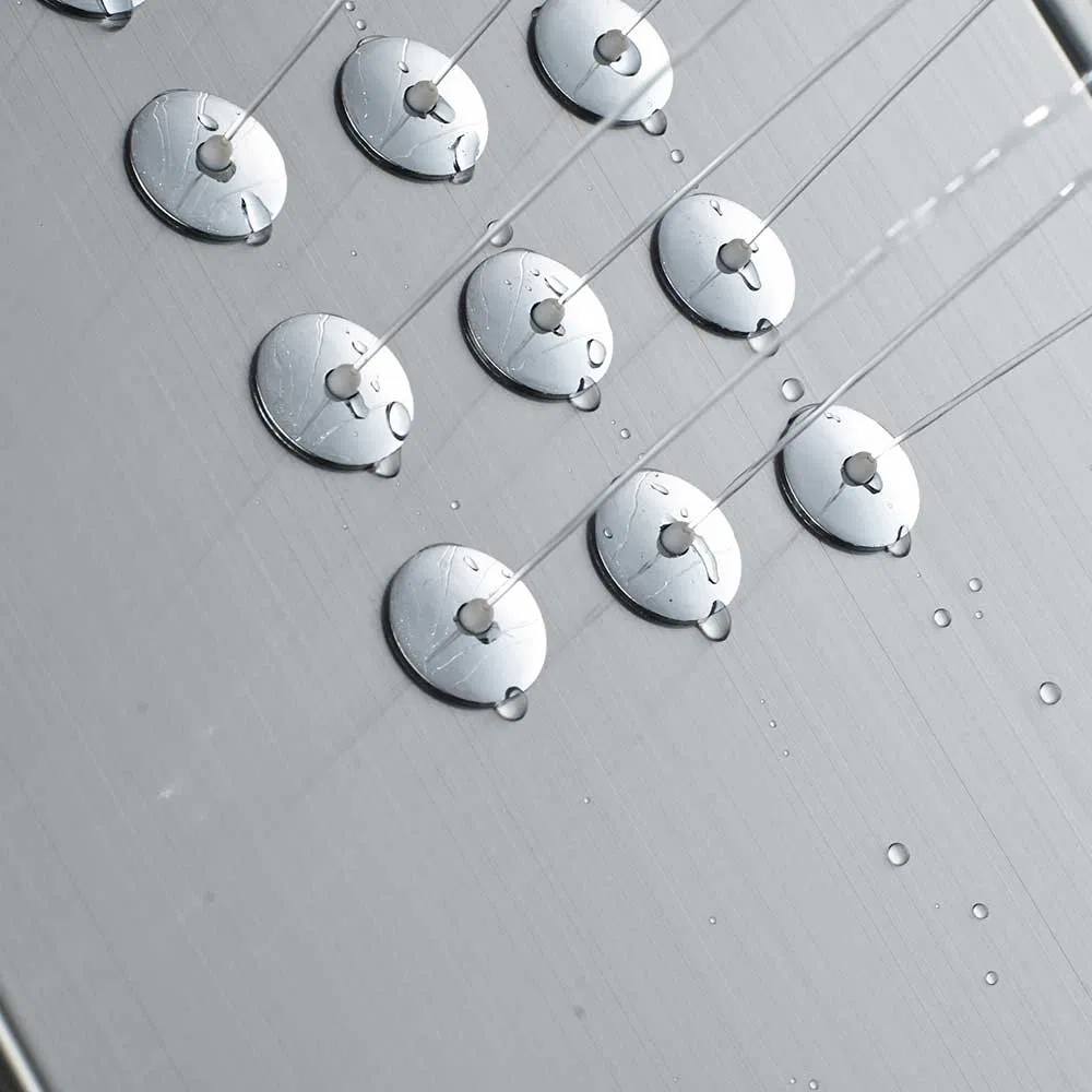 Wall Mount Tub Filler Waterfall Shower Panel with Hand Shower