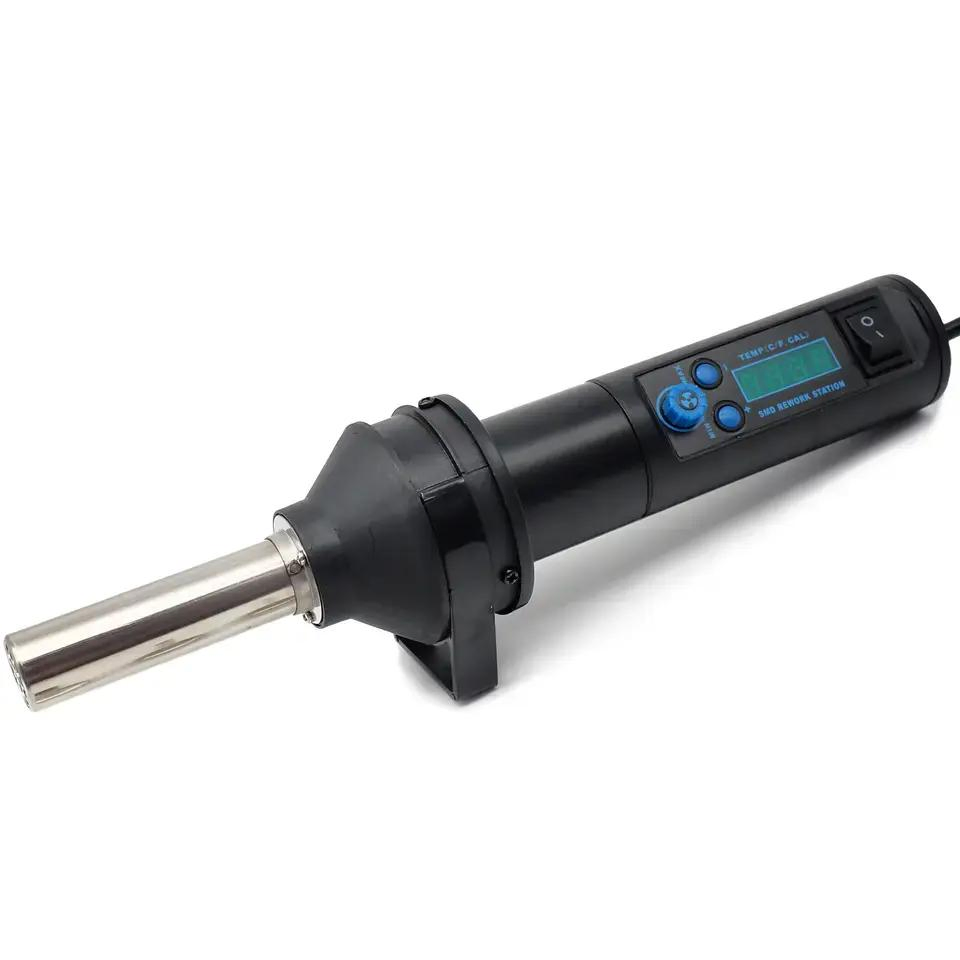 8032D Portable 220V LCD Digital Display Hot Air Gun Soldering Iron Station and Heat Gun Desoldering Temperature Control