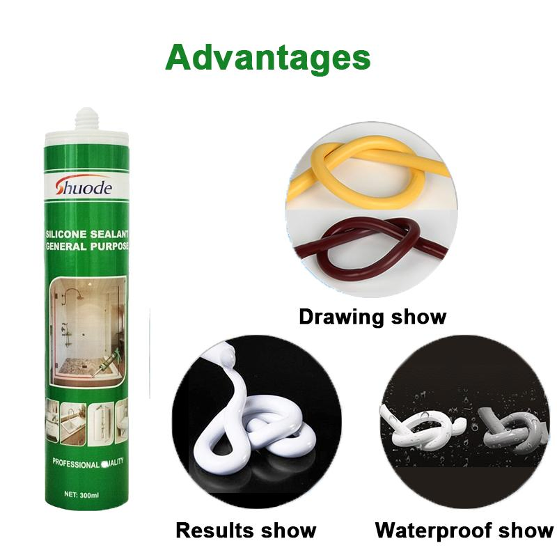 Factory Price Water Resistance Car Window Doors Glass Adhesives & Sealants for Tile Stone Caulking
