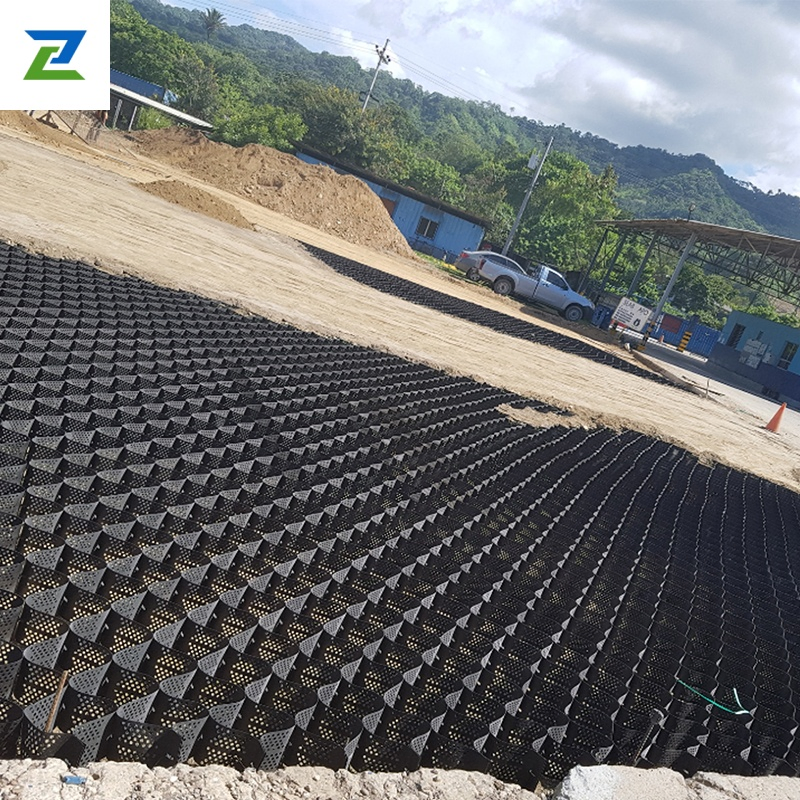 High-Strength Flexible HDPE Plastic Geocell for Landscaping Projects Geotechnical Soil Gravel Stabilizer Honeycomb