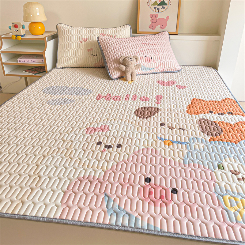 ODM Cartoon Cool Feeling Washable Cool Silk Bedding Mat