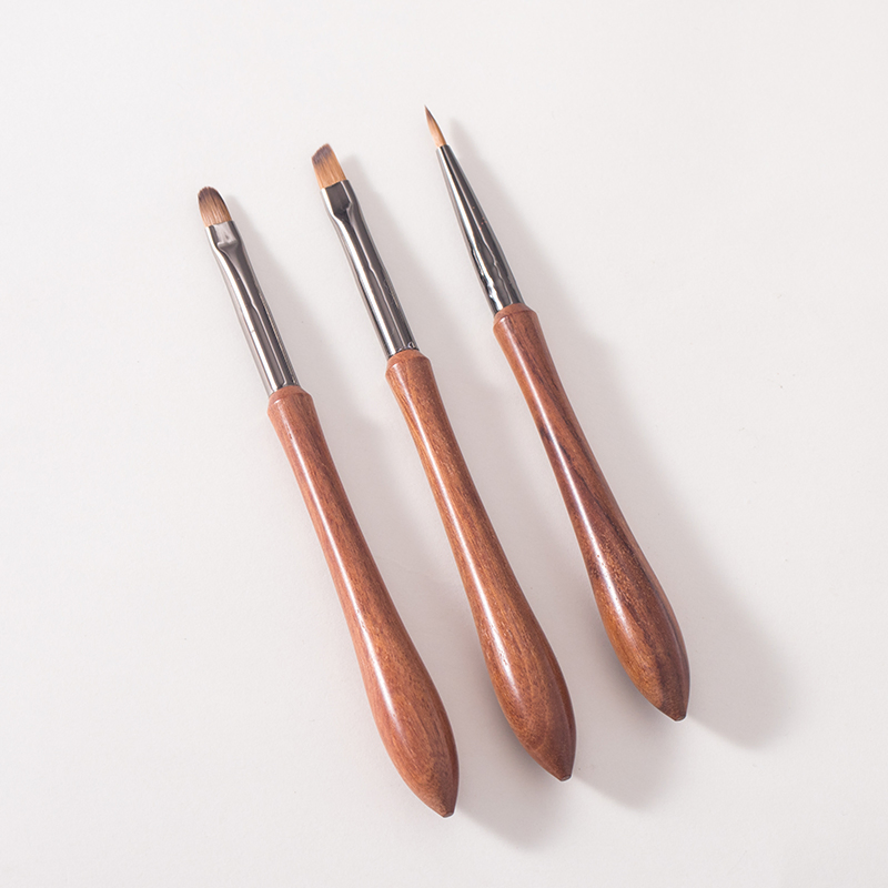 Classics Wood Handle Nail Art Brush Set