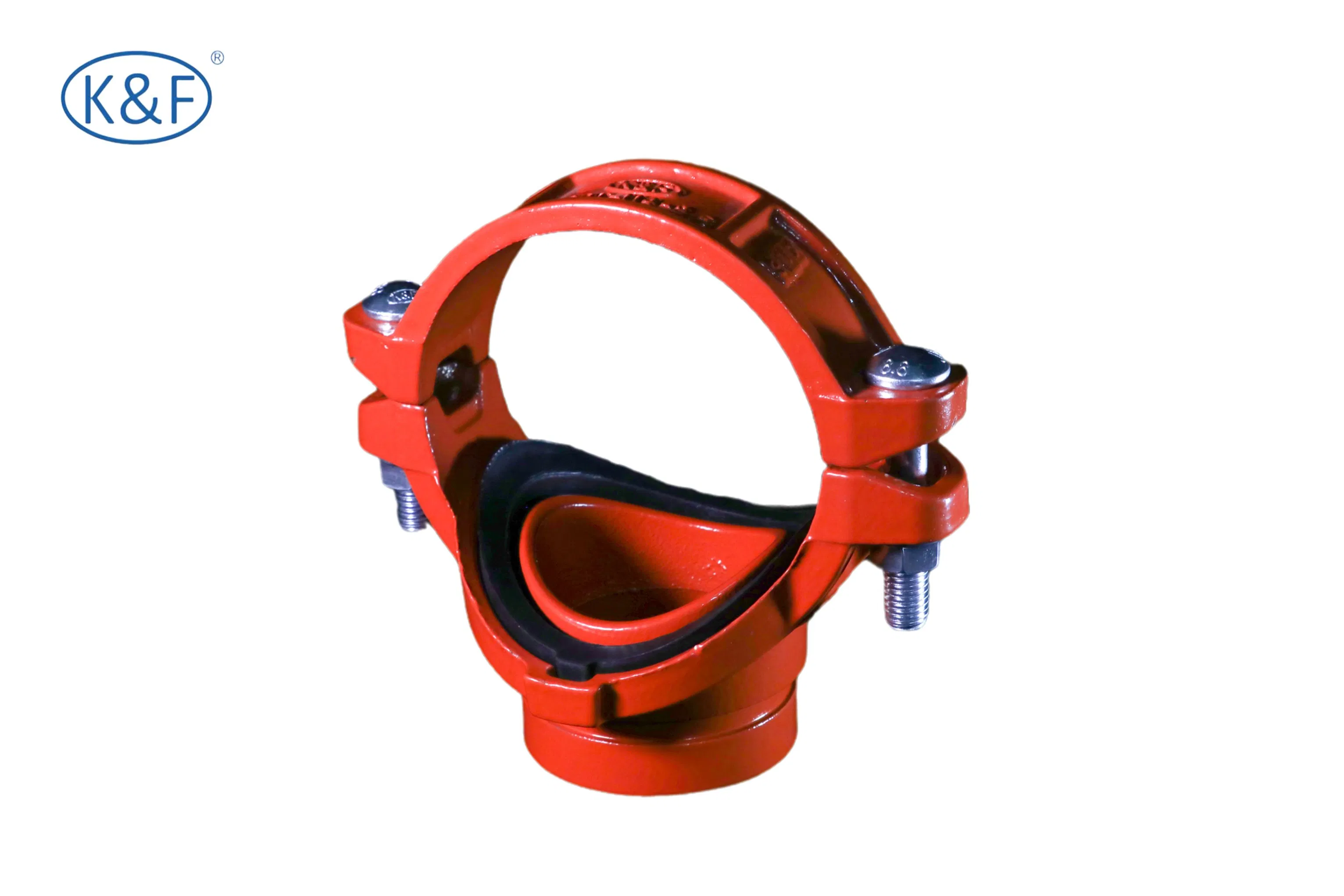 Kanaifu 3" Customized Tee Pipe Thread Grooved Water Pipe Fitting Mechanical Tee with FM UL