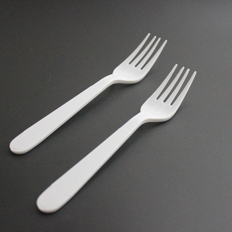 Disposable Plastic Cutlery 180mm Length PP Plastic Fork for Restaurant