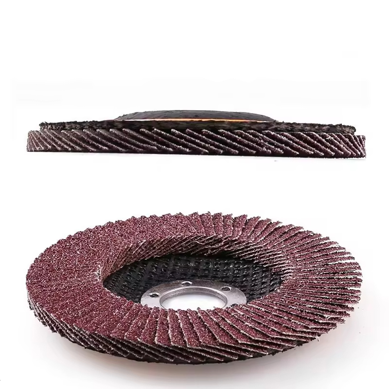Silicon Carbide Calcined Fused Alumina Stainless Steel Flap Disc High Hardness OEM Customizable