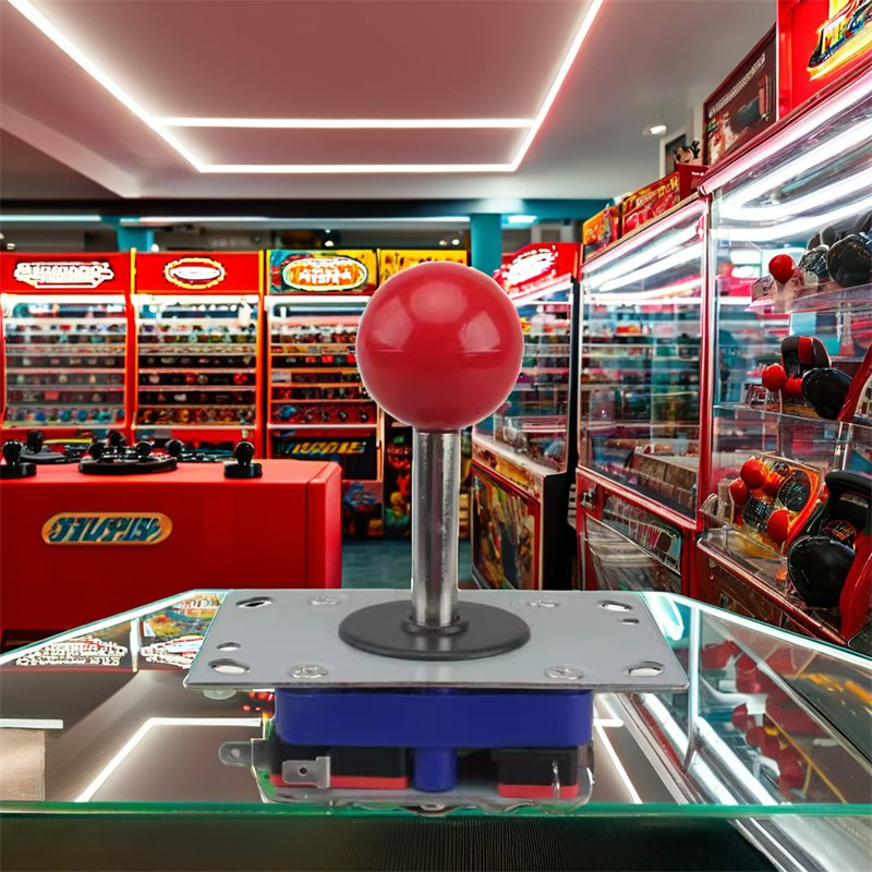 Arcade Machine Parts Red Balltop Game Stick Fighting Game Machine Joystick