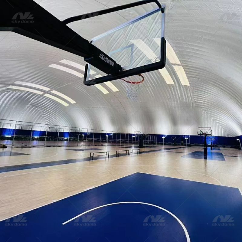 Air Dome Basketball Court for Rooftop Entertainment and Fitness