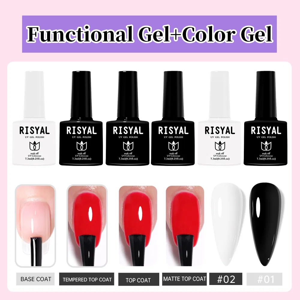 Non Yellowing Top Coat Gel Crystal Clear UV Protection Sealer Prevent Gel Polish Discoloration Green