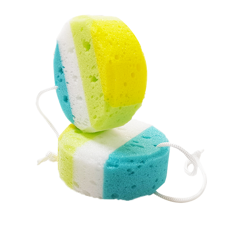 Colorful Soft Baby Bath Sponge Wit String