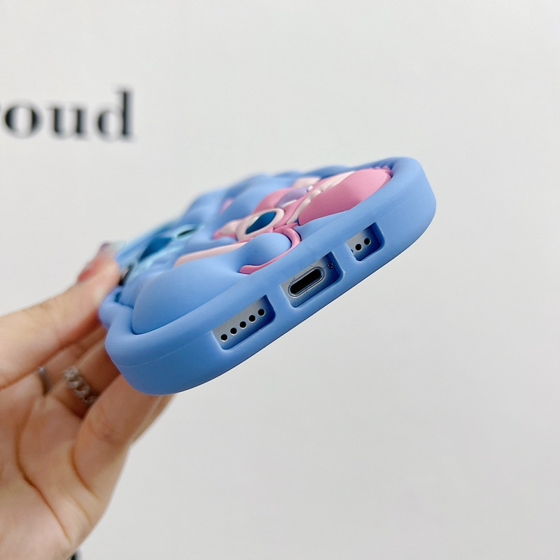 Чехол силиконовый Stitch для iPhone 16 PRO Max 11-15