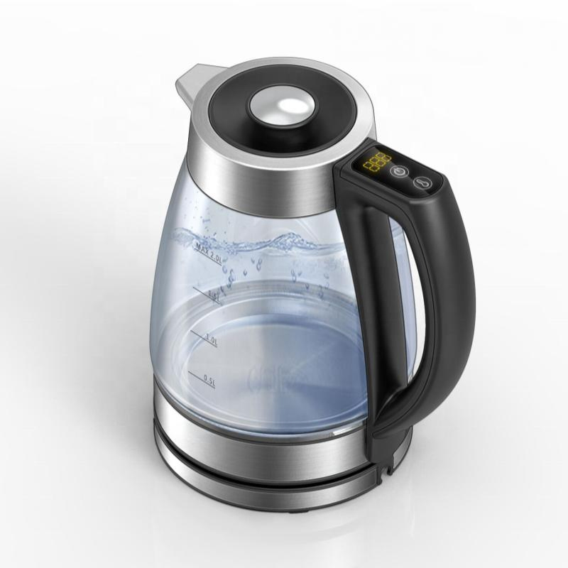 Электрический чайник стеклянный 2 л, термостойкий