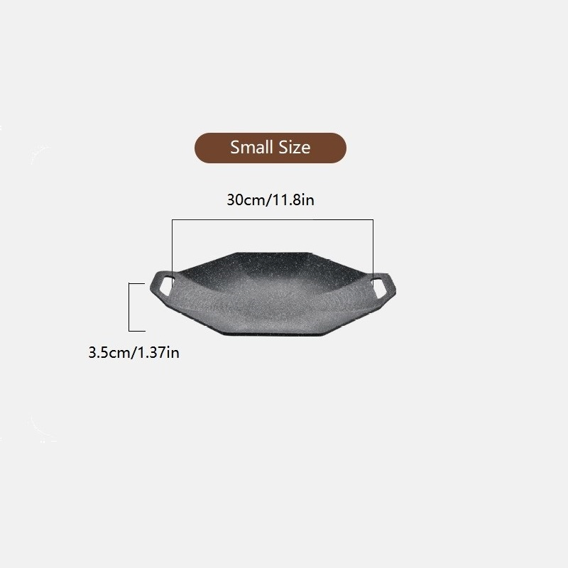 Multipurpose Korean Style Die-Cast Aluminum Outdoor Baking 32cm