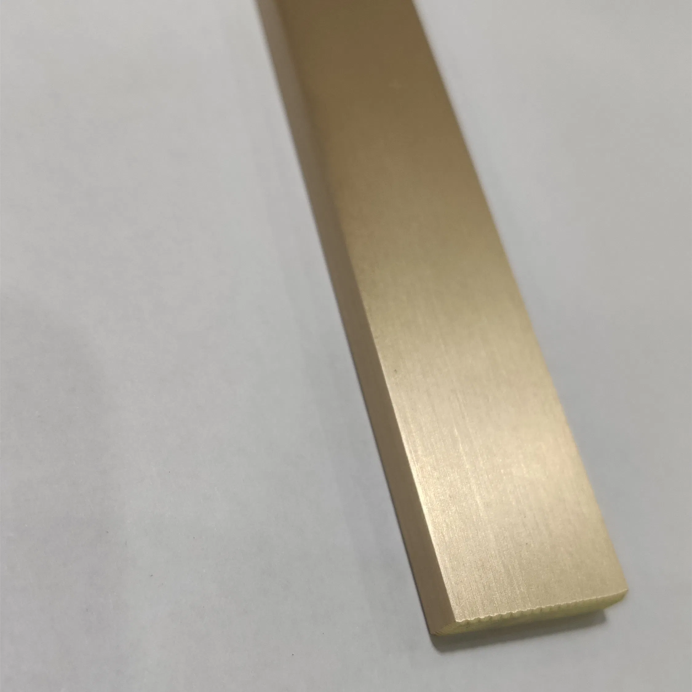 Decorative Brass Bar Metal Floor Inlay Square Bar Tile Trim