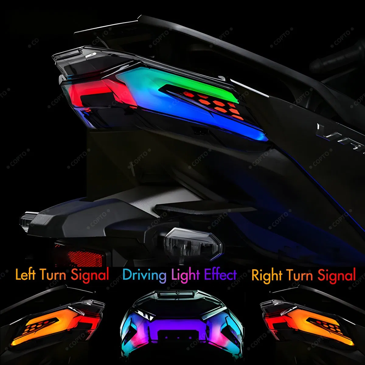 Стоп-сигнал Click160 Vario160 RGB для мотоцикла Honda