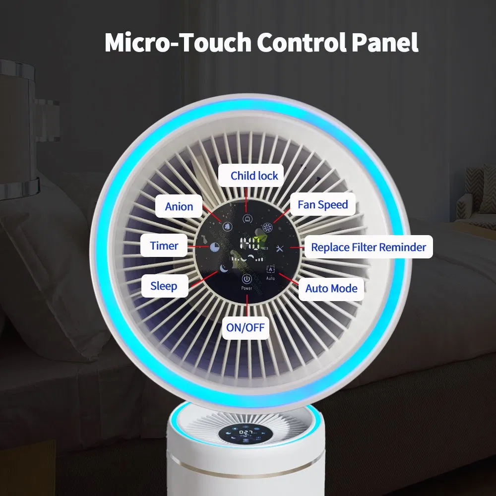 Pet Family Ionic Air Purifier with True HEPA Filter