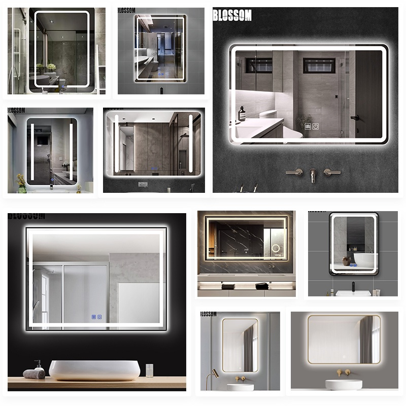 Smart Glass Vanity Furniture LED Bathroom Wall Mirror with Lights