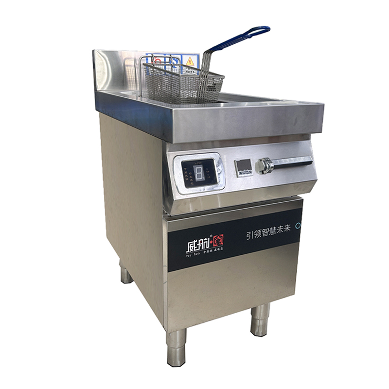 Energy Saving One Basket Fryer for Easy-Clean Restaurant Use