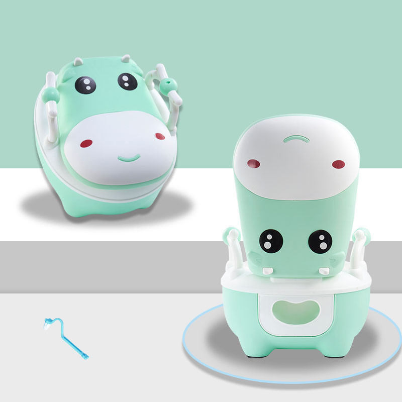 Portable Cute Design Car-Shaped Plastic Kids Urinal with PU Pad for Infants