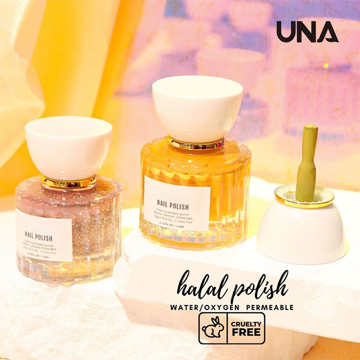 Fast Drying Water Based Nail Polish No Toxic Breathable No Toxic for Kids DIY Halal Nails Polish