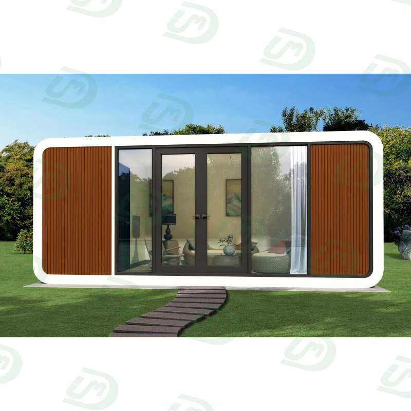 Modern Outdoor Activity Prefabricated Tiny Luxury Holiday Camper Mobile Apple House Hotel
