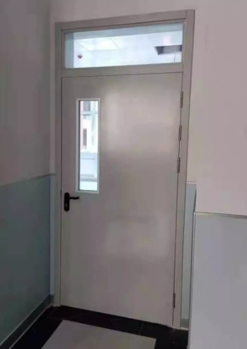 Steel Exterior Doors Fire Rated with Deadbolt Solid Finished Surface