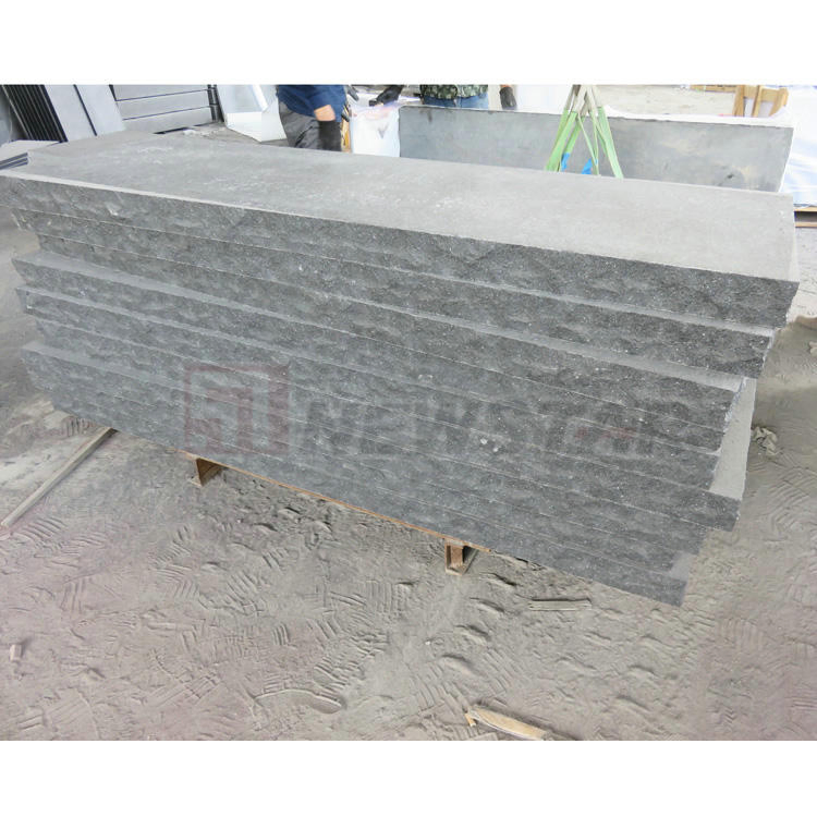 Modern Design Split Wall Facade G684 Granite Black Basalt Wall Cladding
