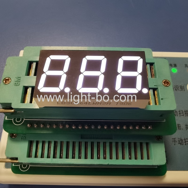 Ultra Bright 7 Segment LED Display in White Color