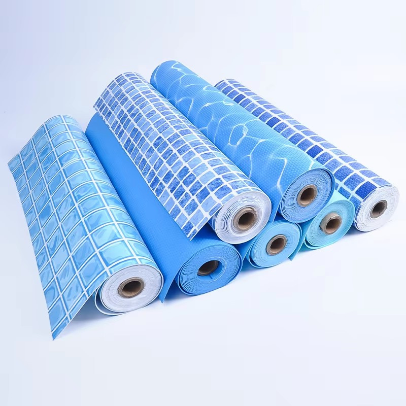 UV Resistant Blue PVC Swimming Pool Plastic Vinyl Liners for Above and Below Ground Pools